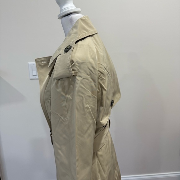 NWT. London Fog Women's Double-Breasted 3/4 Length Belted Trench Coat, - Picture 7 of 13